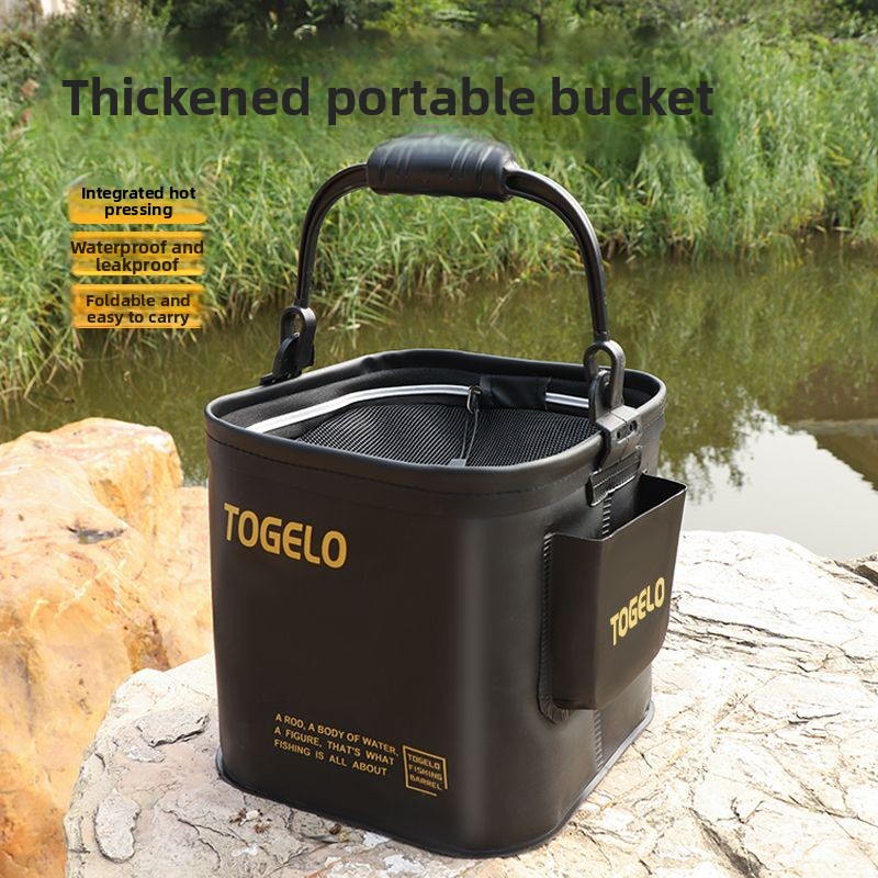 Fishing Equipment Usa - Ведро для рыбы Новое складное ведро
