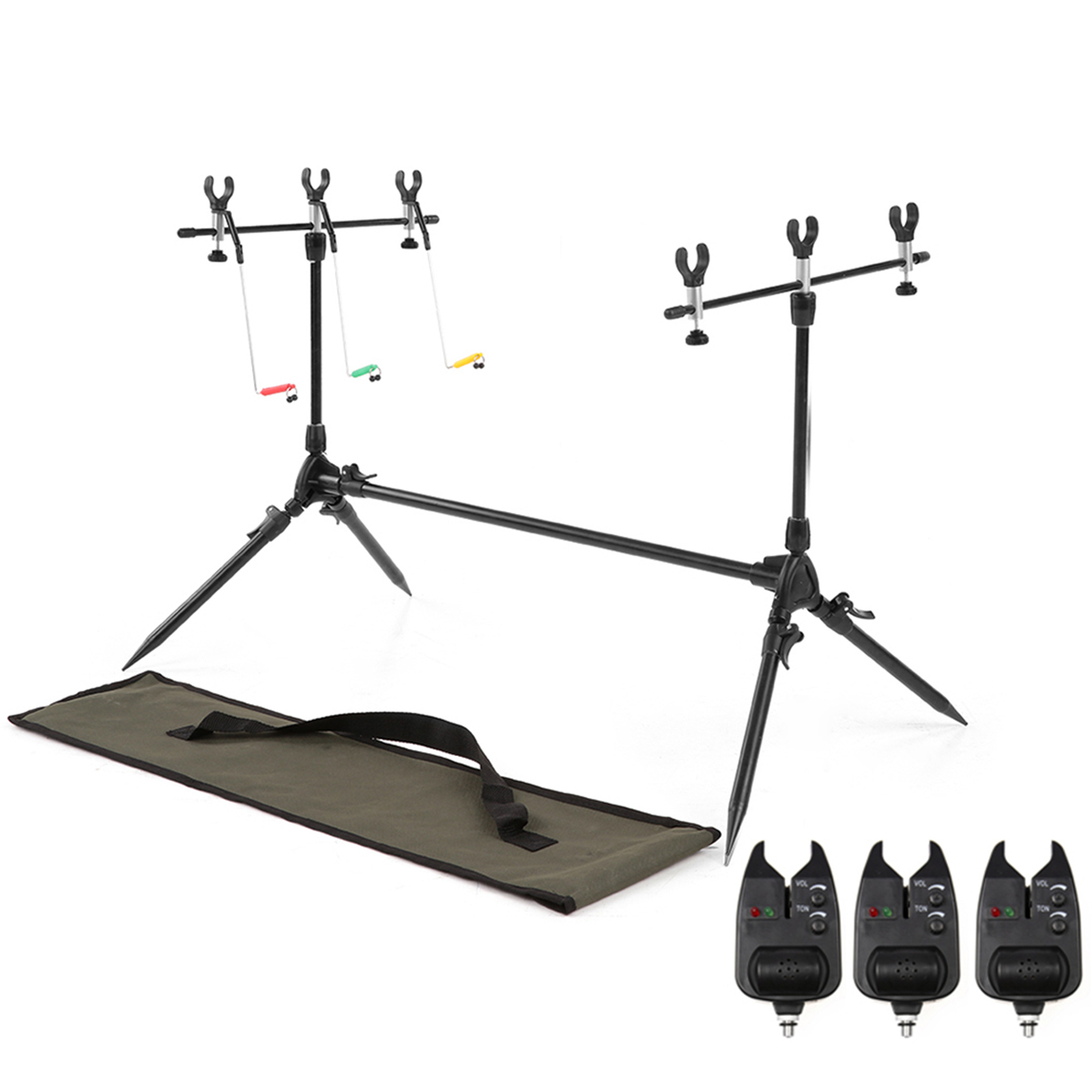 Fishing Rod Pod - Держатель для удочки Lixada 3-в-1, регулируемый