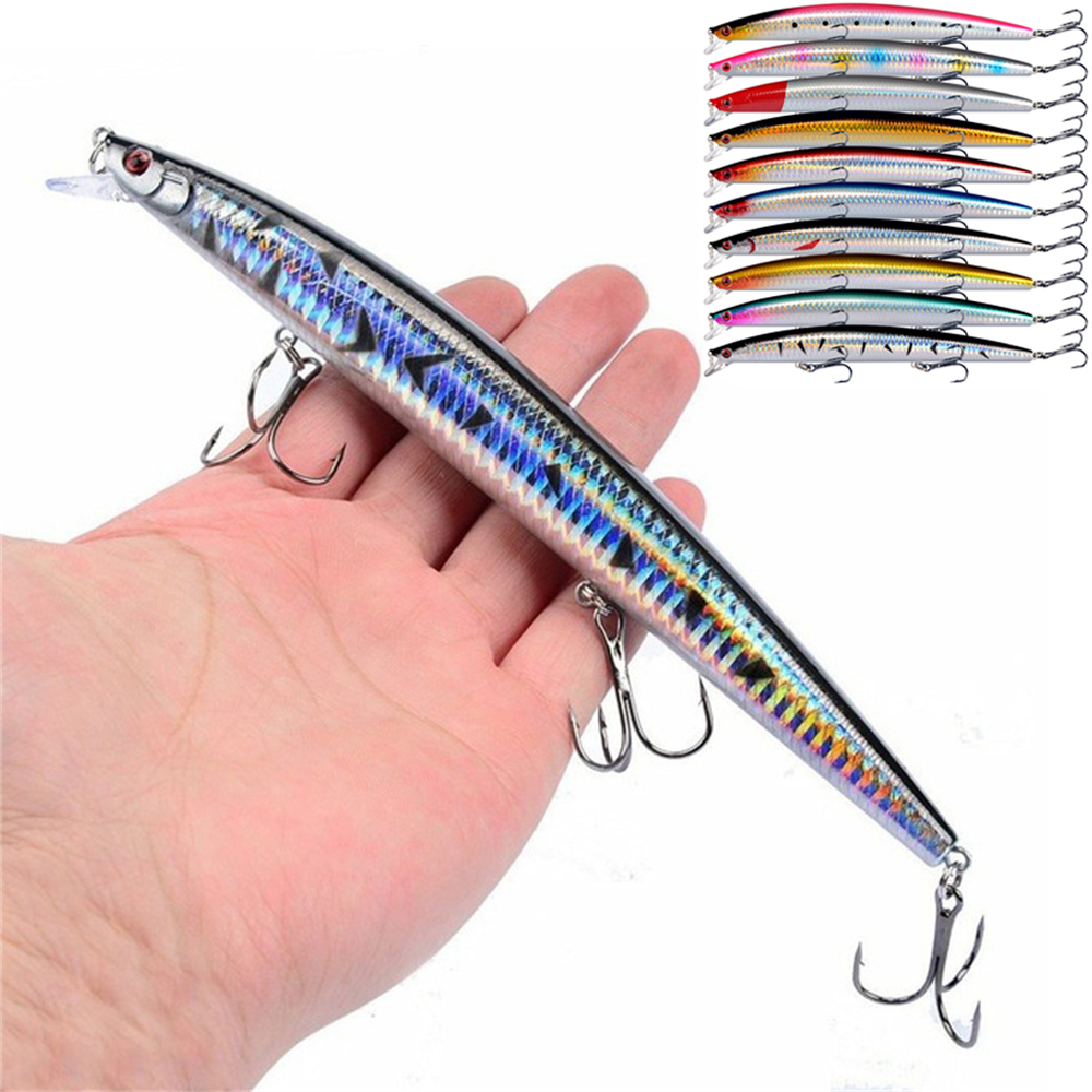 Fishing Equipment Kit - Воблер-минноу 18 см, 24 г, лазерный